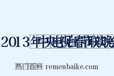 2013年中央电视台春节联欢晚会是什么意思的图片